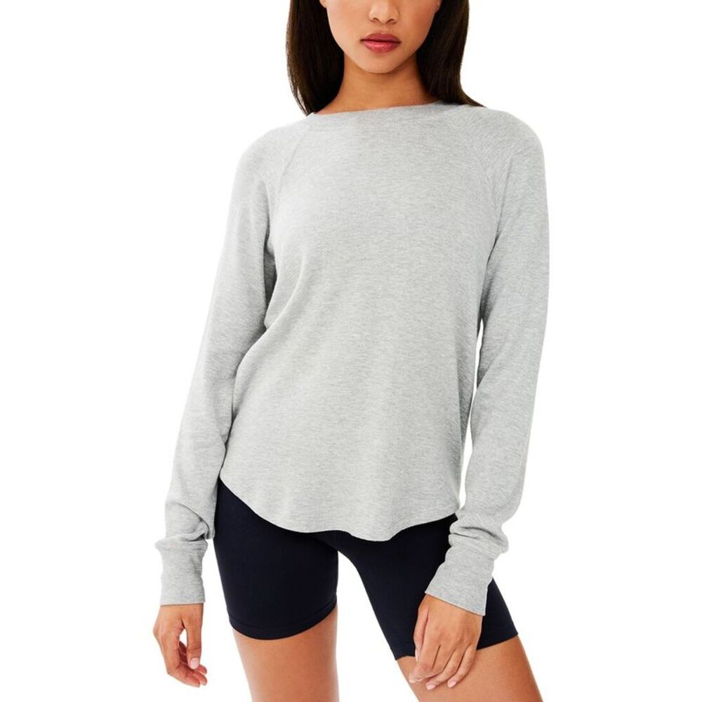 Splits59 Womens  Warm Up Fleece Sweatshirt, Grey
